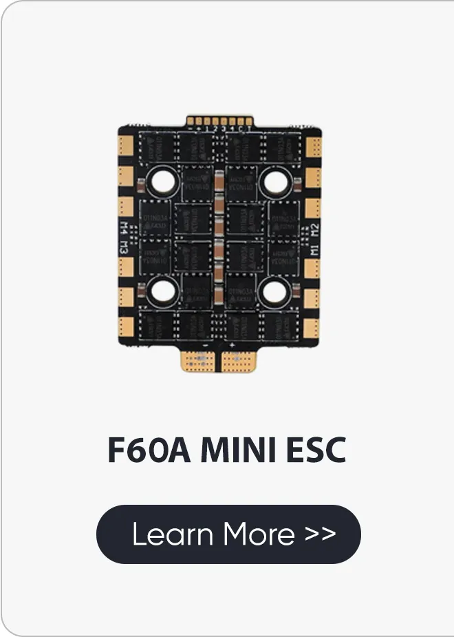 TMOTOR 20x20 MINII F7 recommend ESC