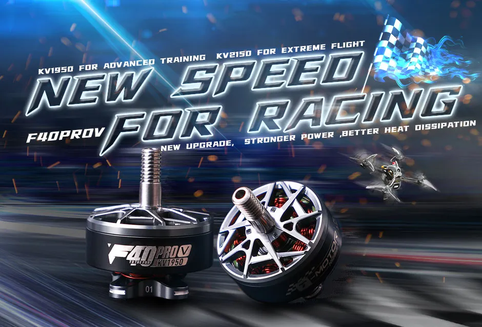 T-motor F40 PROV 2306.5 FPV motor new speed for racing