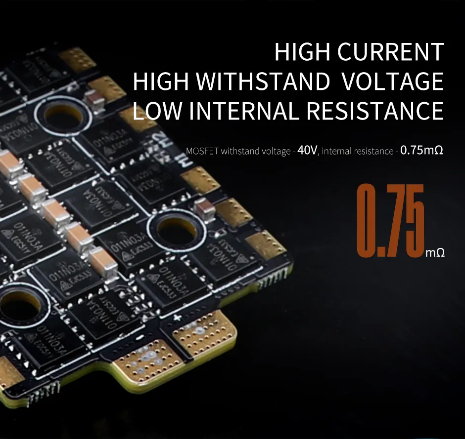 T-Motor f60a 8s 4in1 esc is high current