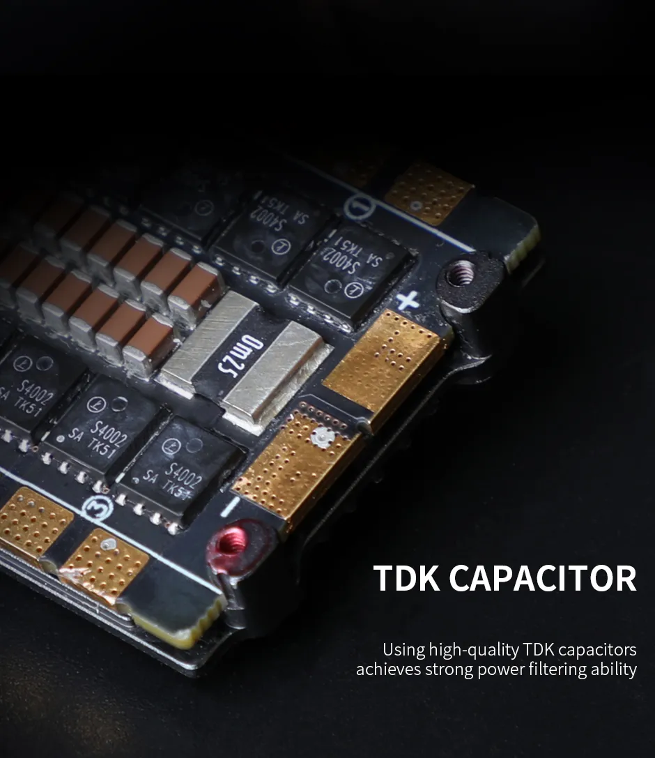 T-Motor f66a mini 6s 4in1 esc TDK capacitor