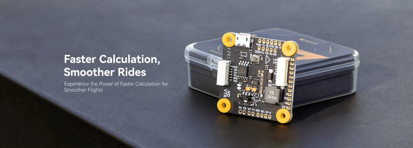 TMOTOR F7 HD Flight Controller with faster calculation and smoother rides