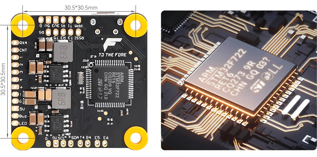 TMOTOR F7 HD Flight Controller with Precision