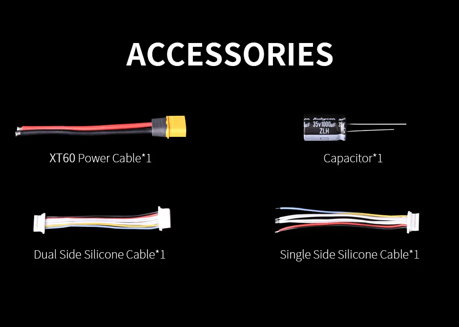 Accessories for T-Motor p60a v2 4in1 esc