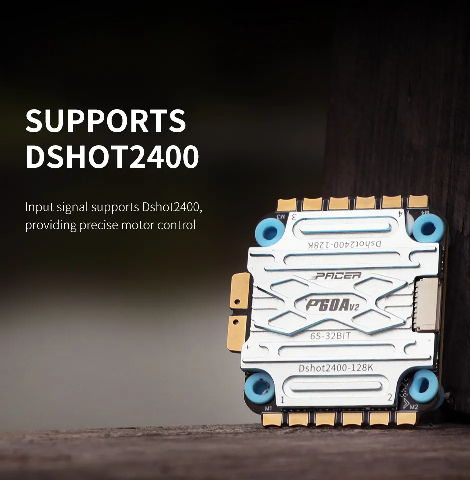 T-Motor p60a v2 4in1 esc supports dshot2400