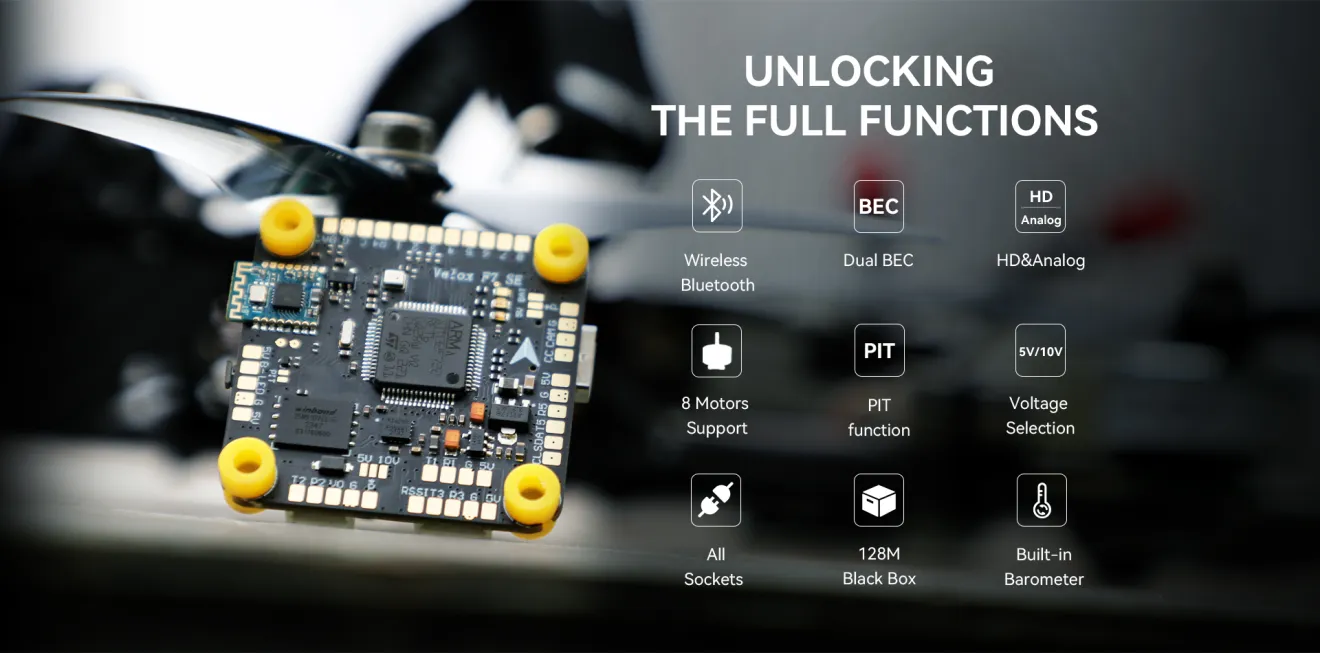 T-Motor v f7 se fc functions