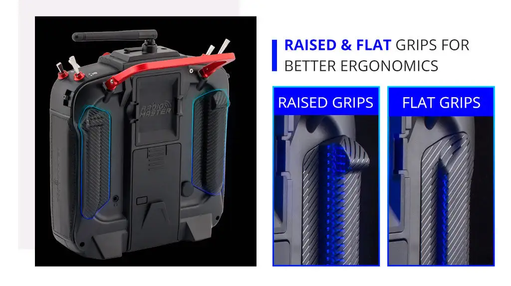 tx16s mark ii max radio controller grips