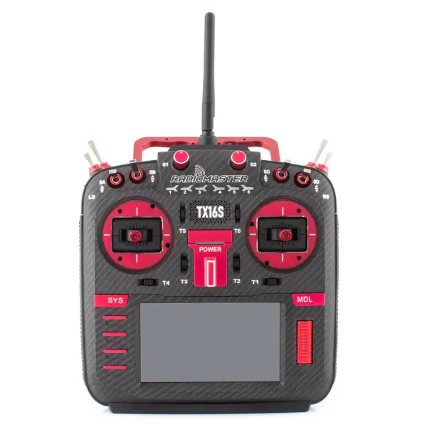 tx16s mark ii max radio controller v4.0 red