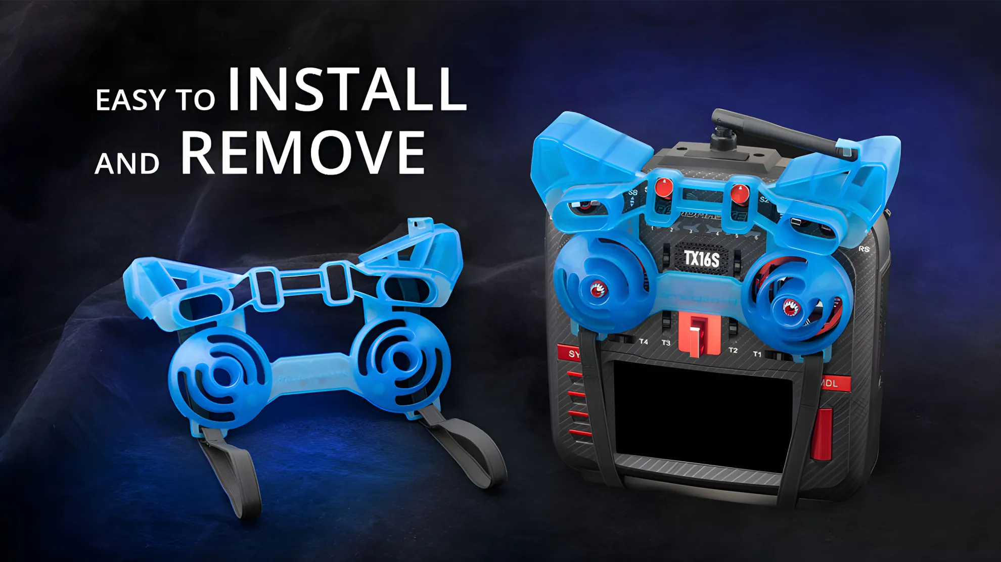 tx16s mkii protective gimbal cover remove